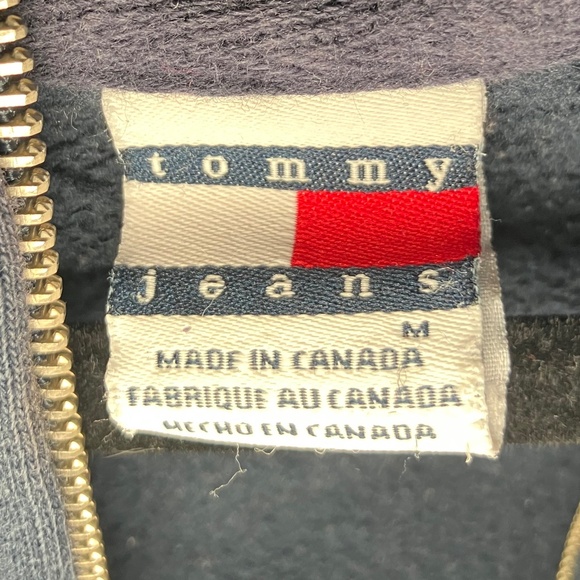 Tommy Hilfiger Navy Blue Full Zip Sweat Jacket - Picture 3 of 4